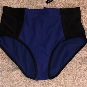 Adore Me high-waisted bikini bottoms. NWT